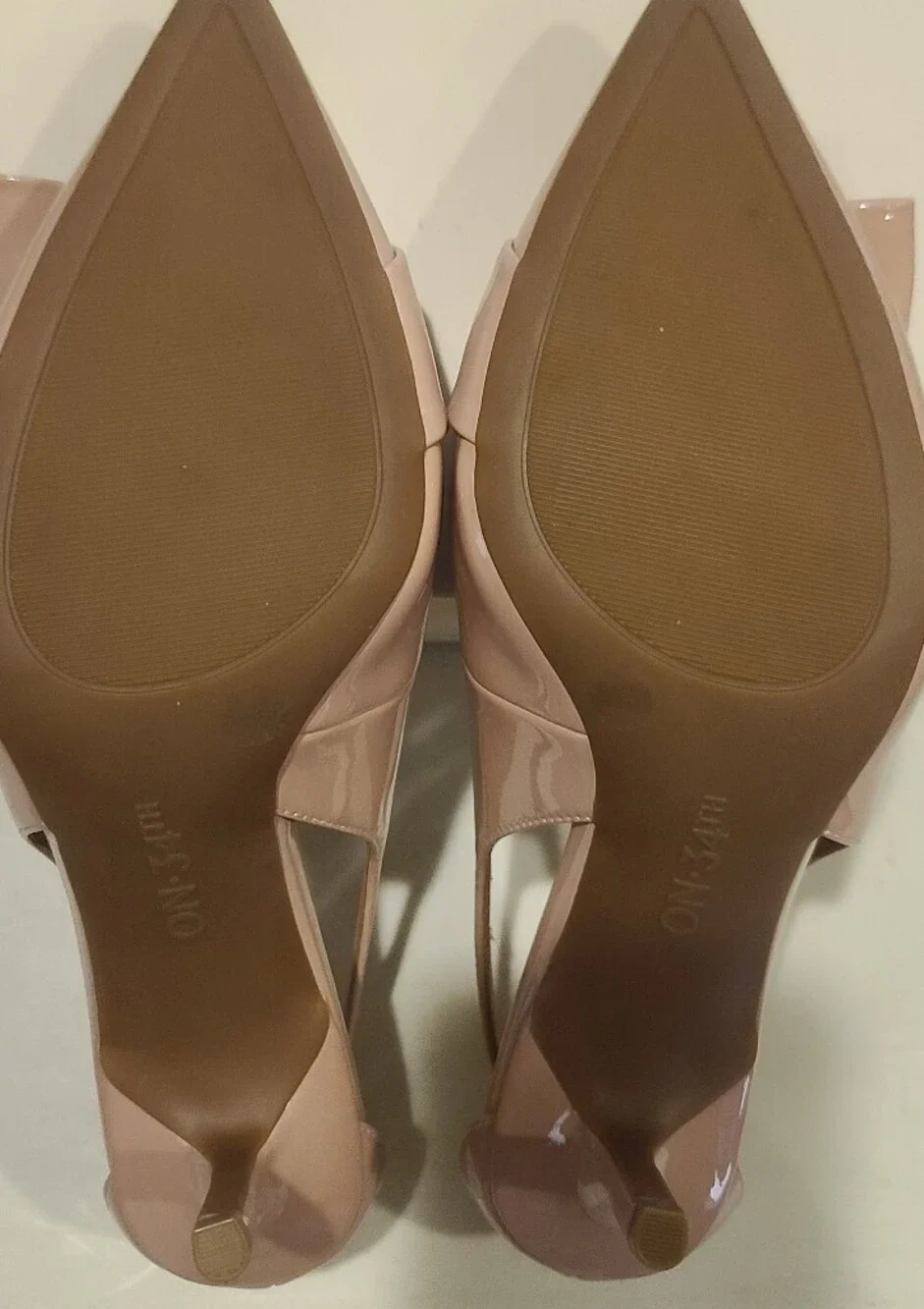 On 34th Bow Pointed-Toe Slingbacks
